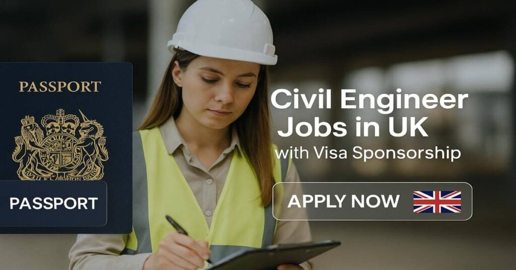 Civil Engineer Jobs in UK With Skilled Worker Visa